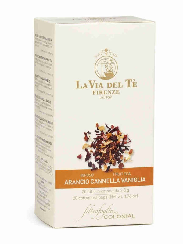 La Via Del Te Orange Cinnamon Vanilla – 20 Tea Bags – The Fine Tea